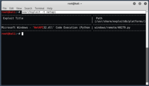 Searchsploit kali linux как пользоваться