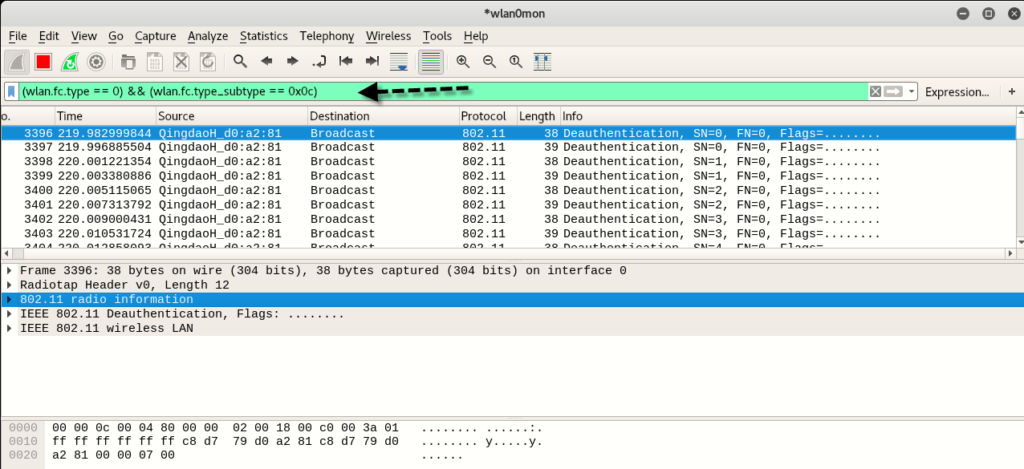 can wireshark capture packets from yor
