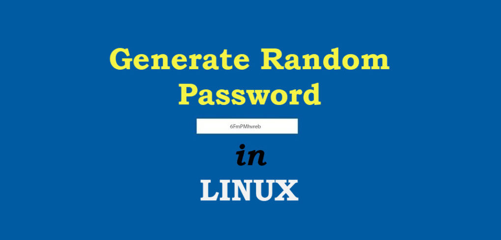 online random password generator