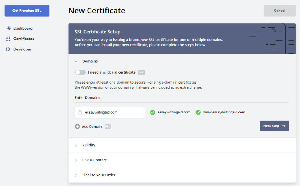 Create Free SSL Certificate – ZEROSSL.COM [2020 Tutorial] - Yeah Hub