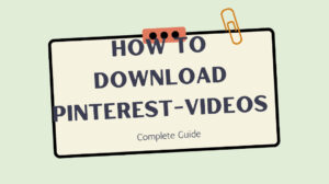 How To Download Pinterest-Videos Complete Guide - Yeah Hub